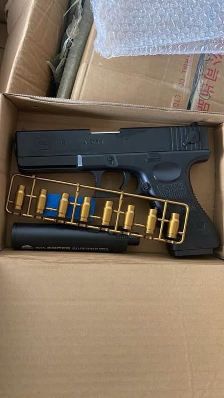 Airsoft Rubber bullet Pistol Gun